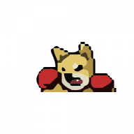 Пиксельная собака