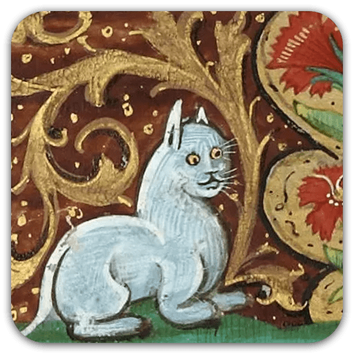 Стикеры Средневековые коты