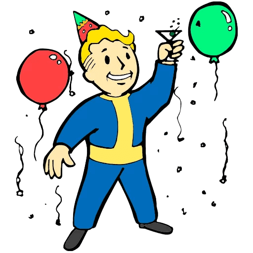 Стикеры Vault Boy