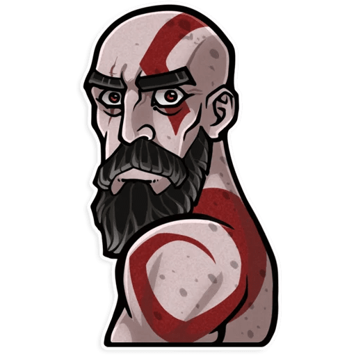 Стикеры God of War