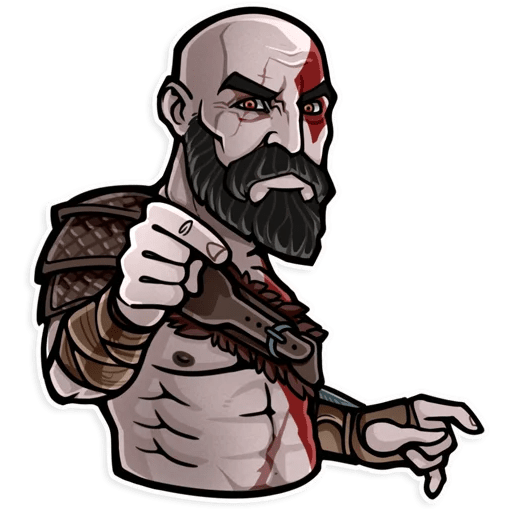 Стикеры God of War