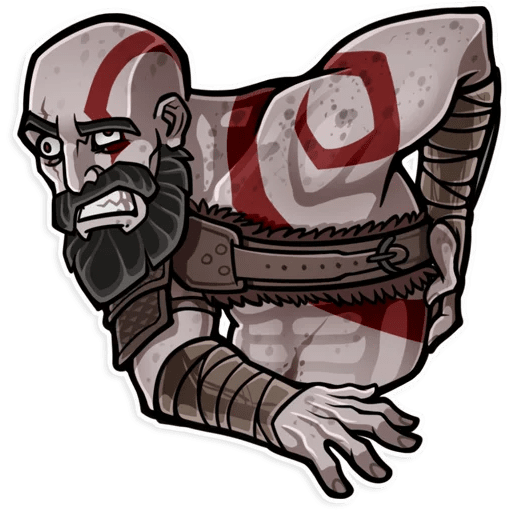 Стикеры God of War