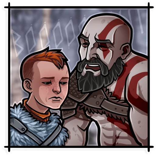 Стикеры God of War