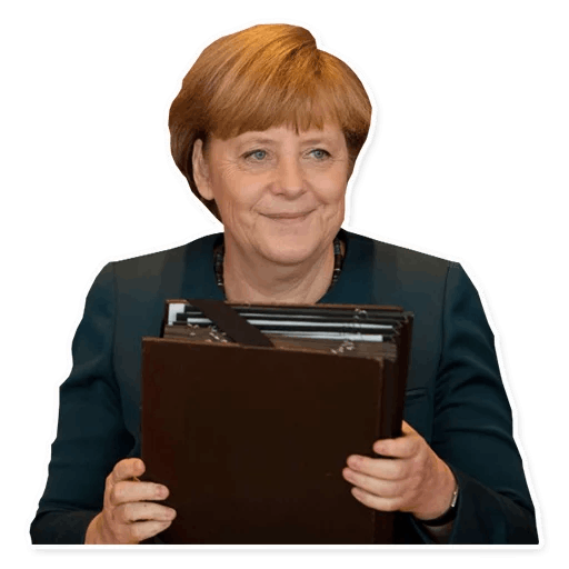 Стикеры Ангела Меркель